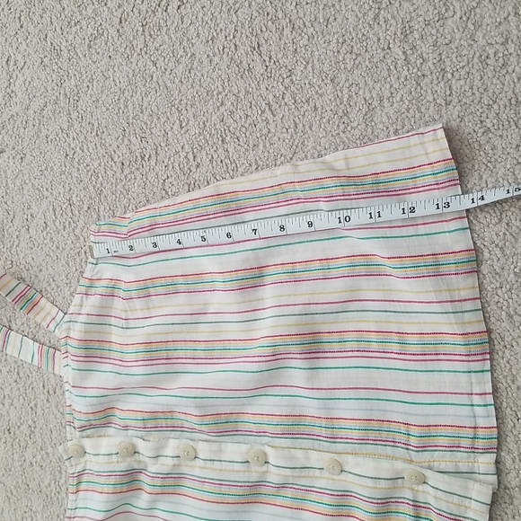 Madewell NWOT striped button down tank size Medium - Picture 7 of 7